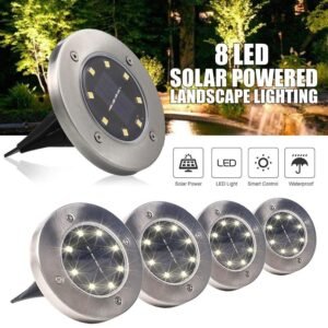 سبوتات ارضية LED شمسية